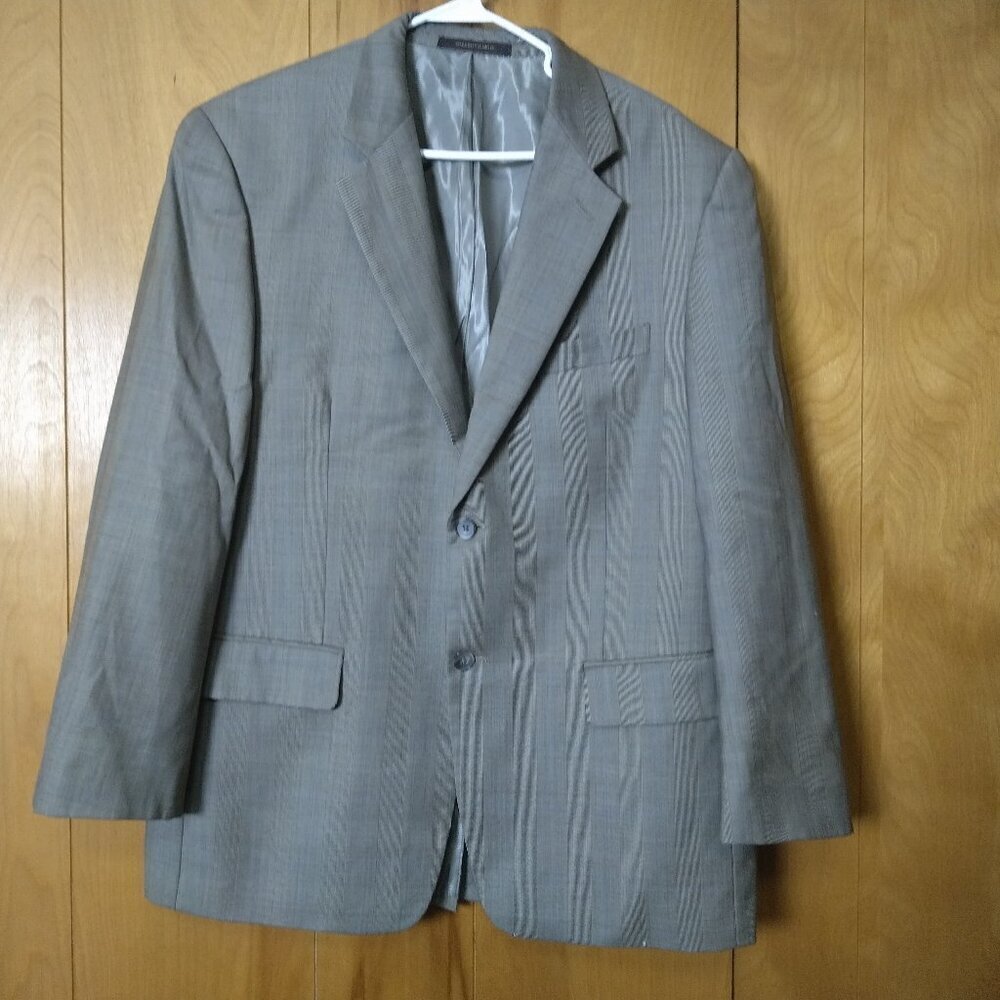 Tasso Elba Reda Men's R42 Two Button Wool Plaid Blazer Sport Coat Pockets Office